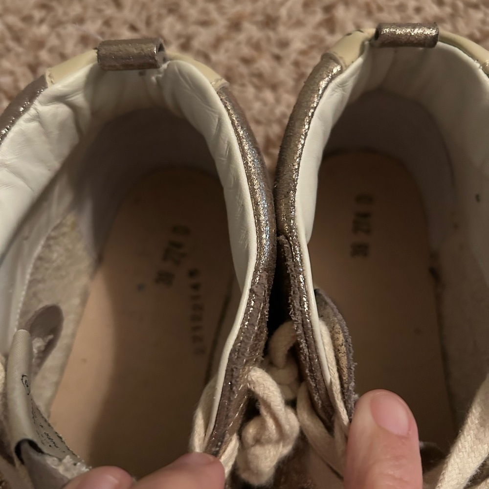 Women's Metallic Bronze Sneakers Golden Goose Mid size 39 - Picture 6 of 9